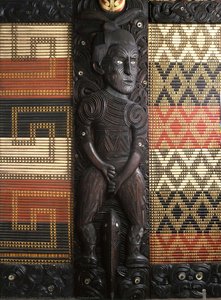 Te Ika A Māui (carved Panel) — Tene Waitere