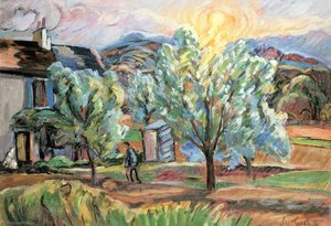Landscape With Garden And People — Nicolas Tarkhoff