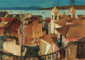 Lisbon And The Tagus, Sunday — Carlos Botelho Chaves, Modernism