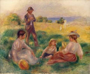 Pierre-auguste Renoir: Party In The Country At Berneval — Pierre-auguste Renoir