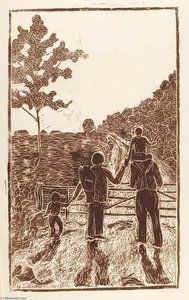 Family At Roadgate — Frank Mcclure