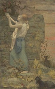 La Gardeuse De Chèvres — Pierre Cécile Puvis De Chavannes