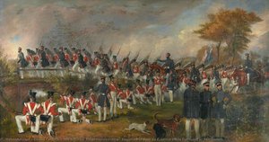 The 6th (1st Royal Warwickshire) Regiment of Foot on Exercise While Stationed at Portsmouth