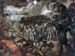 Friedrich Ii Eroberte Parma Im Jahr 1521 — Tintoretto (jacopo Comin), Barock