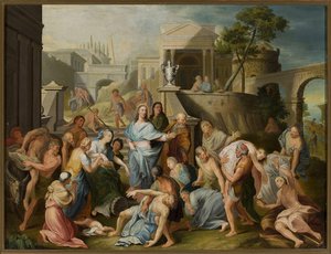 Christ Healing The Sick — Жан-батист Жувенэ