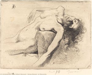 Dying Woman (la Mourante) — Paul Albert Besnard