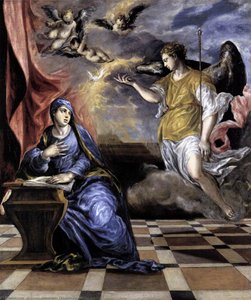The Annunciation — El Greco, Mannerism