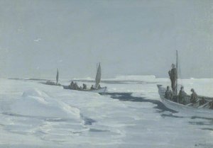 Sailing towards Elephant Island through Open Pack Ice, Weddell Sea