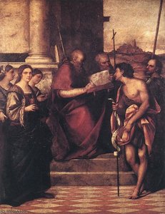 San Giovanni Crisostomo And Saints — Sebastiano Del Piombo