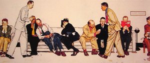 Maternity Waiting Room — Norman Rockwell