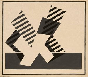 Final Study For K Trio — Josef Albers