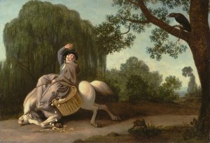 The Farmer's Wife And The Raven, From John Gay's 'fables' — George Stubbs, Romanticism