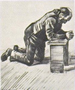 Hombre Rezando — Vincent Willem Van Gogh