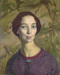 The Lady With Lizards — Henry Lamb