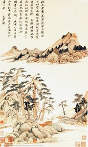 Eight Views Of Autumn Moods-2 — Dong Qichang