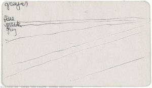 Untitled (abstraction) — Georgia O'keeffe