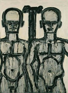 Two Self Portraits — Lester F. Johnson