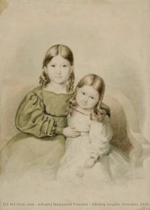 Sibling Couple (october 1831) — Johann Nepomuk Passini