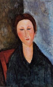 Bust Of A Young Woman (mademoiselle Marthe) — Amedeo Clemente Modigliani, School Of Paris