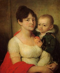 Woman With A Child — Vladimir Lukich Borovikovsky