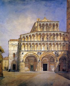 The Facade Of The Duomo At Lucca — Henry Roderick Newman