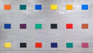Color Panels For A Large Wall — Ellsworth Kelly
