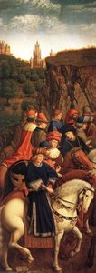 The Ghent Altarpiece The Just Judges — Jan Van Eyck, Early Netherlandish Painting