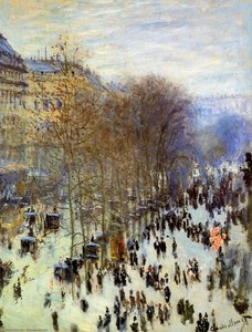 The Boulevard Des Capucines — Claude Monet, Impressionist Painting