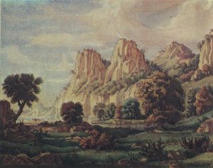 Composition — Konstantin Fyodorovich Bogaevsky, Symbolism