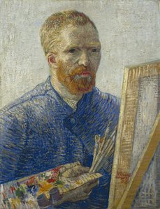 Autoportrait Como Artista — Vincent Willem Van Gogh, Post-impressionism