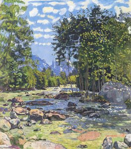 The Black Lutschina — Ferdinand Hodler
