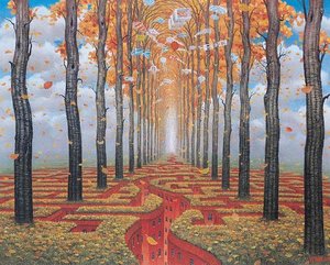 Autumn Labyrinth — Jacek Yerka