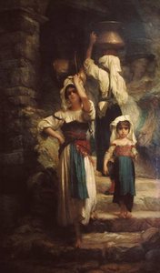 Women Of Cervara — Ernest Hébert (antoine Auguste Ernest Hebert)