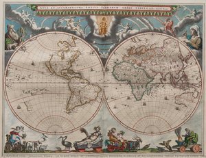 Le Grand Atlas, Or, Cosmographie Blauiane\n\nnova Et Accuratissima Totius Terrarum Orbis Tabula — Johannes Blaeu, Cartography