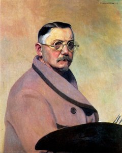 Self-portrait With The Dressing Gown — Félix Vallotton