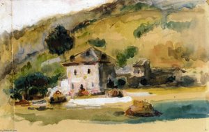 Near Aix En Provence — Paul Cézanne, Impressionistic Landscape