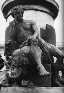 Monument to Louis XV (detail)