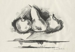 Pomegranate, Pear And Apple — Marsden Hartley