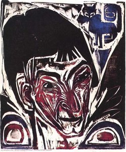 Portrait Of Otto Mueller — Ernst Ludwig Kirchner, Expressionism