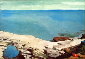 Natural Bridge, Bahamas — Winslow Homer, American Romanticism