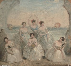The Ballet Performance — Alfred Edward Chalon