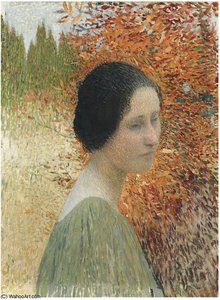 Portrait Of A Woman — Henri Jean Guillaume Martin