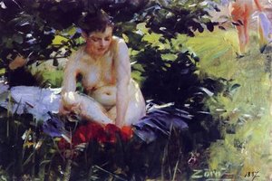 Red Stockings — Anders Leonard Zorn