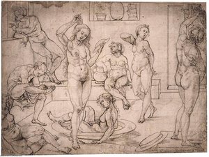 A Women's Bath — Jan Gossart