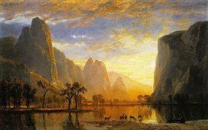 Valley Of The Yosemite — Albert Bierstadt, Hudson River School