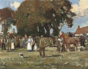 The Horse Fair, (1928) — Edward Seago