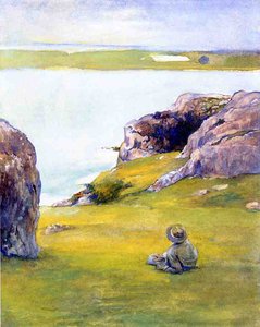 Study At Brenton's Cove, Newport, Looking Towards Fort Adams — John La Farge