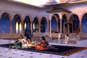 The Harem On The Terrace — Jean-léon Gérôme, Orientalism