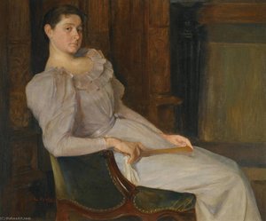 Girl In White — Per Krohg