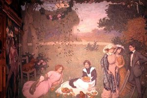 Lunch On The Grass — Fernand Edmond Jean Marie Khnopff